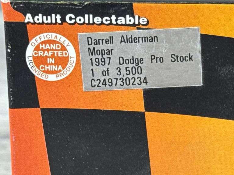 Darrell Alderman Mopar 1997 Dodge Pro Stock, 1/24, Limited Edition, #2335/3500, Action Racing Collectables Club Of America