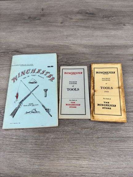 2 Winchester Pocket Catalog Of Tools-1 From 1923, Winchester Illustrated Value Guide