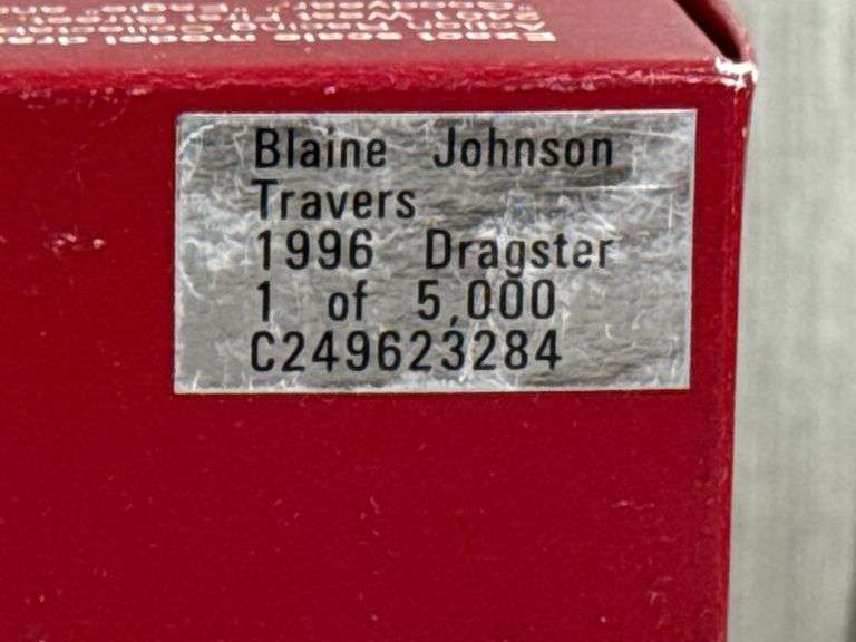 Blaine Johnson Travers 1996 Top Fuel Dragster, 1/24, Limited Edition, 1 Of 5000, Action