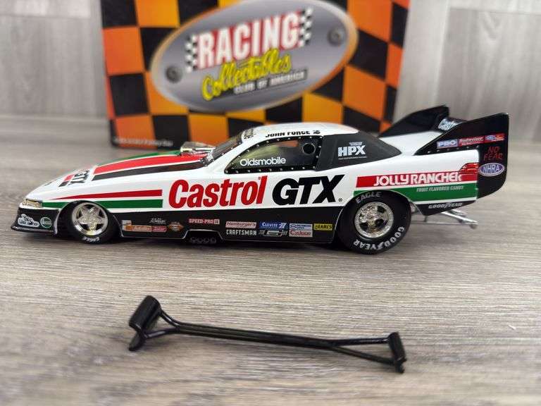 John Force Castrol GTX 1993 Oldsmobile Funny Car, 1/24, Limited Edition, 1 Of 7500, Action Racing Collectables Club Of America