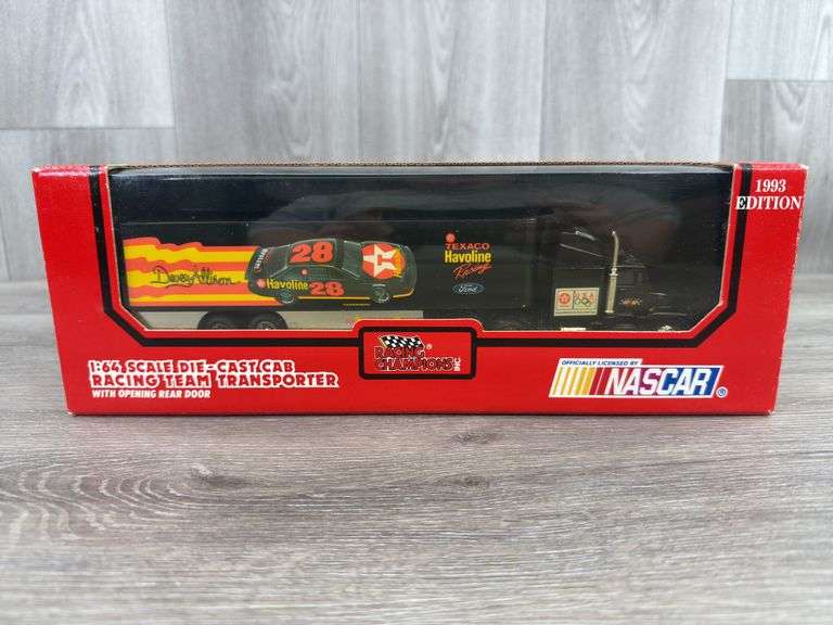 Davey Allison #28 Havoline Racing Team Transporter, 1/64, 1993 Edition, Racing Champions