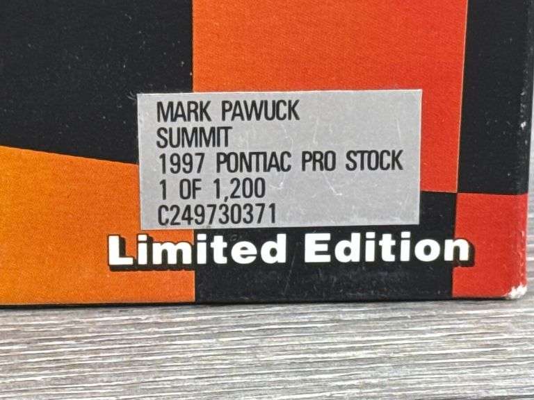 Mark Pawuck Summit 1997 Pontiac Pro Stock, 1/24, Limited Edition, #661/1200, Action Racing Collectables Club Of America