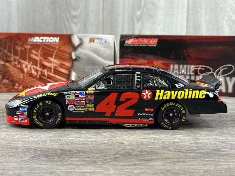 Jamie McMurray #42 Havoline/NEXTEL Inaugural Season 2004 Intrepid Stock Car, 1/24, Limited Edition, #945/2004, Dealer Exclusive, Action