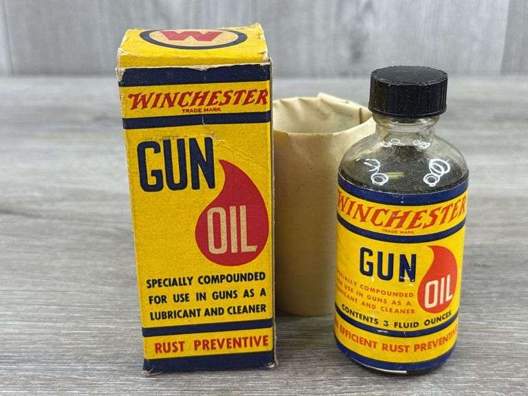 Winchester Gun Oil, Rust Preventative, Has Been Opened But Almost Full