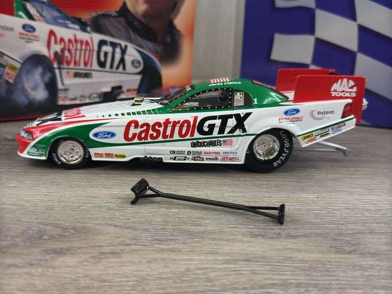 John Force Castrol GTX 1999 Mustang Funny Car, 1/24, Limited Edition, 1 Of 5004, Action