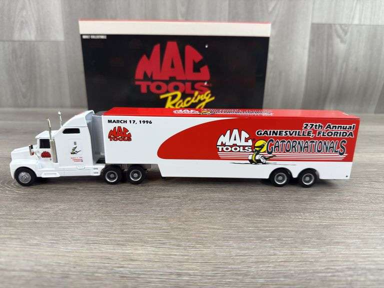 Mac Tools Racing Background 1996 27th Annual MAC Tools Gatornationals Race Car Transporter, 1/64 ...