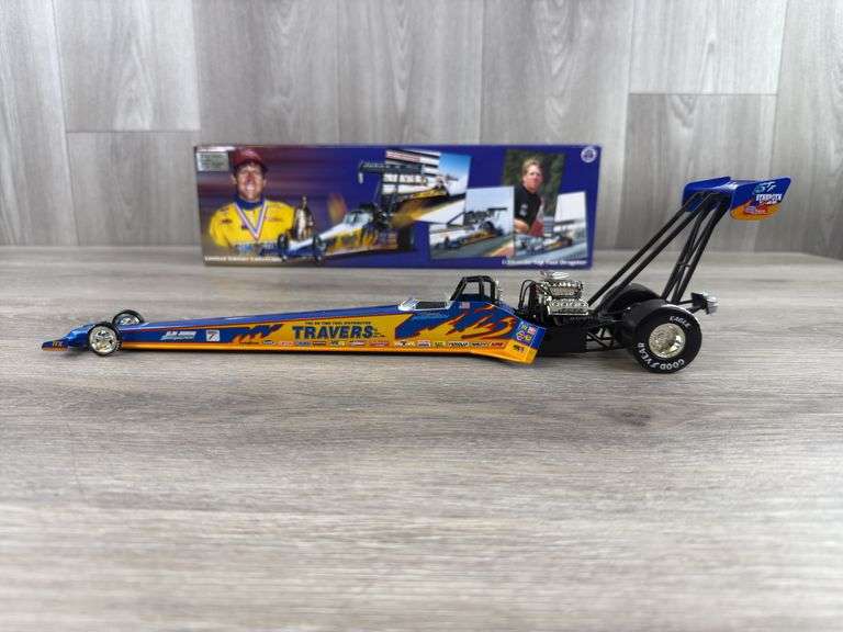 Blaine Johnson Traver 1996 Top Fuel Dragster, 1/24, Limited Edition, 1 Of 7500, Action