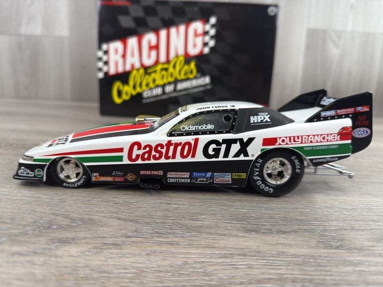 John Force Castrol GTX 1994 Oldsmobile Funny Car, 1/24, Limited Edition, Action Racing Collectables Club Of America