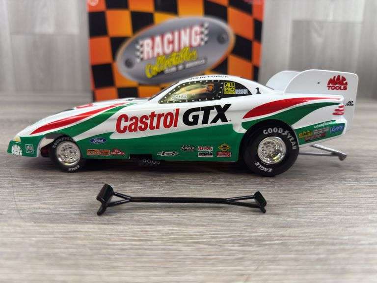John Force Castrol GTX 1997 Mustang Funny Car, 1/24, Limited Edition, 1 Of 3500, Action Racing Collectables Club Of America