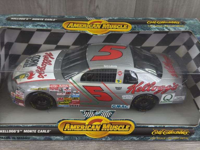 Terry Labonte #5 Kellogg’s Monte Carlo Stock Car, 1/18, Collector’s Edition, American Muscle, Ertl Collectibles