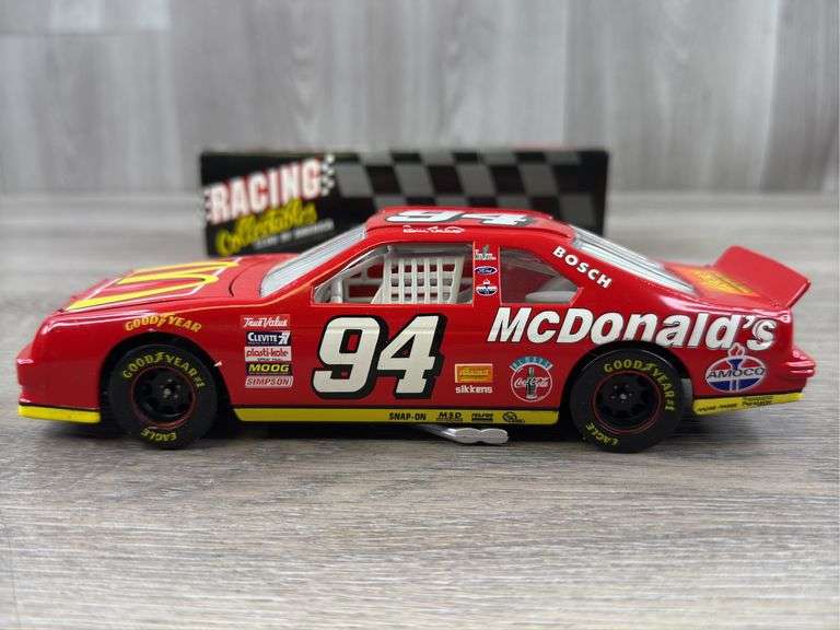 Bill Elliott #94 McDonald’s Ford Thunderbird Stock Car, 1/24, 1995 Limited Edition, 1 Of 5004, Action Racing Collectables Club Of America