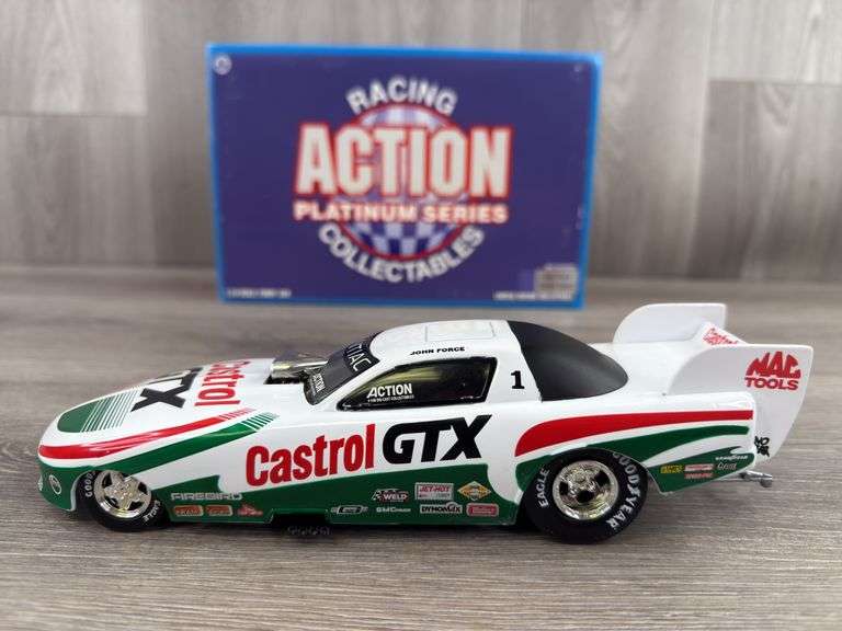 John Force Castrol GTX Pontiac Funny Car, 1/24, Limited Edition, Racing Collectables Action Platinum Series