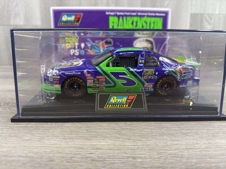 Terry Labonte #5 Kellogg’s Spooky Froot Loops Frankenstein Monster 1997 Monte Carlo Stock Car, 1/24, 1 Of 5004, Certificate Of Authenticity, Revell Collection