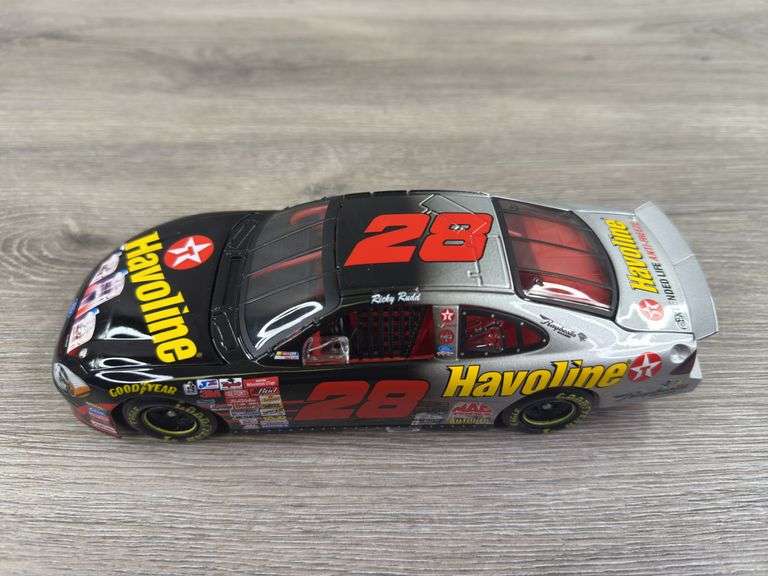 Ricky Rudd #28 Havoline/Bud Shootout 2001 Ford Taurus Stock Car, 1/24, Limited Edition, 1 Of 7824, Action