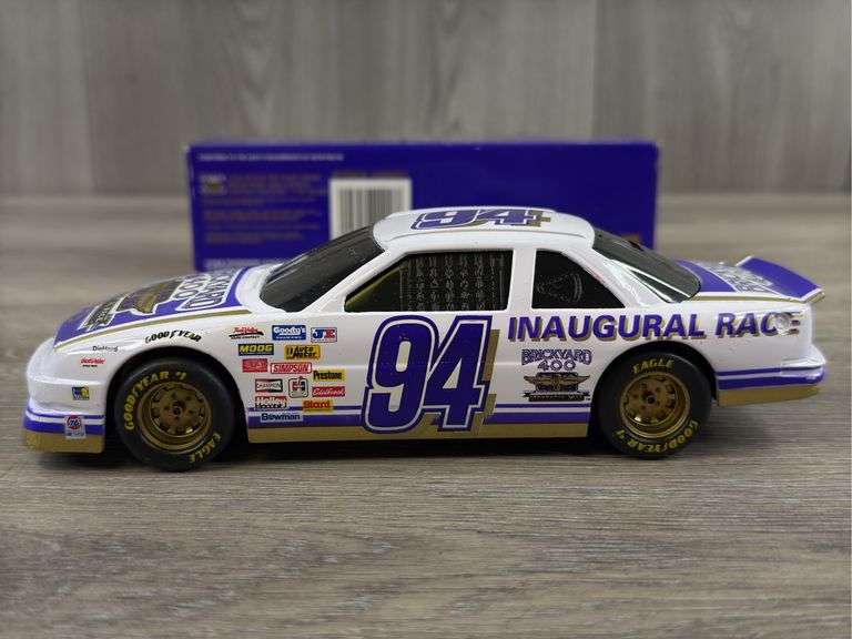 Chevy Lumina #94 Brickyard 400 Inaugural Race Stock Car Bank, 1/24, Limited Edition, S/N 14058, Racing Champions