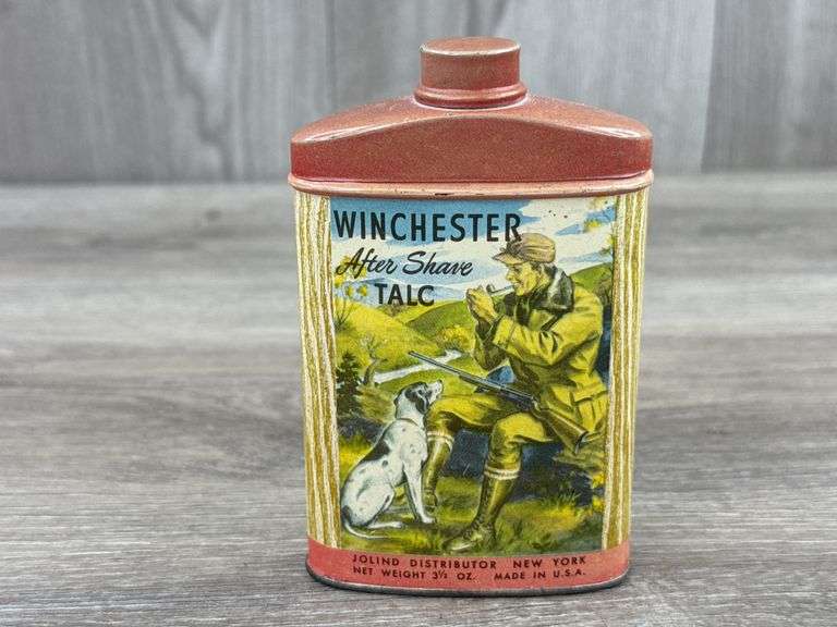Winchester After-Shave Talc, 3 1/2 Oz., Appears Mostly Full