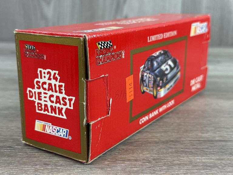 Davey Allison #28 Havoline In Memory Of Davey Ford Thunderbird Stock Car Bank, 1/24, Limited Edition, #1418/2800, Racing Champions