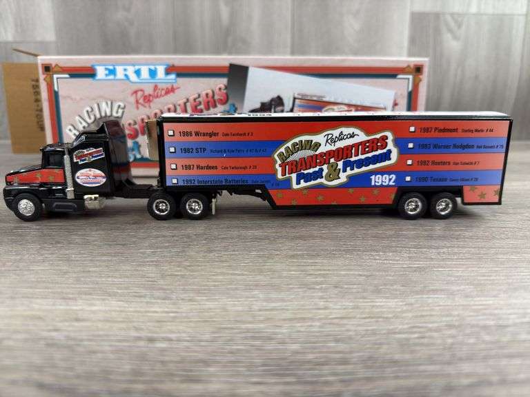 Customer Appreciation Kenworth T600A Transporter, 1/64, Limited Edition, White Rose Collectibles, Ertl, Original Shipping Box