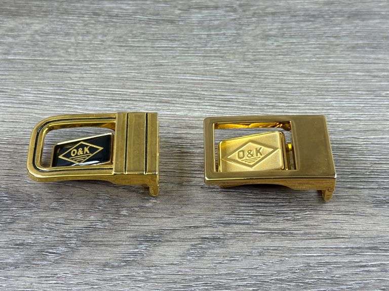 2 O&K Belt Buckles, 2” Long