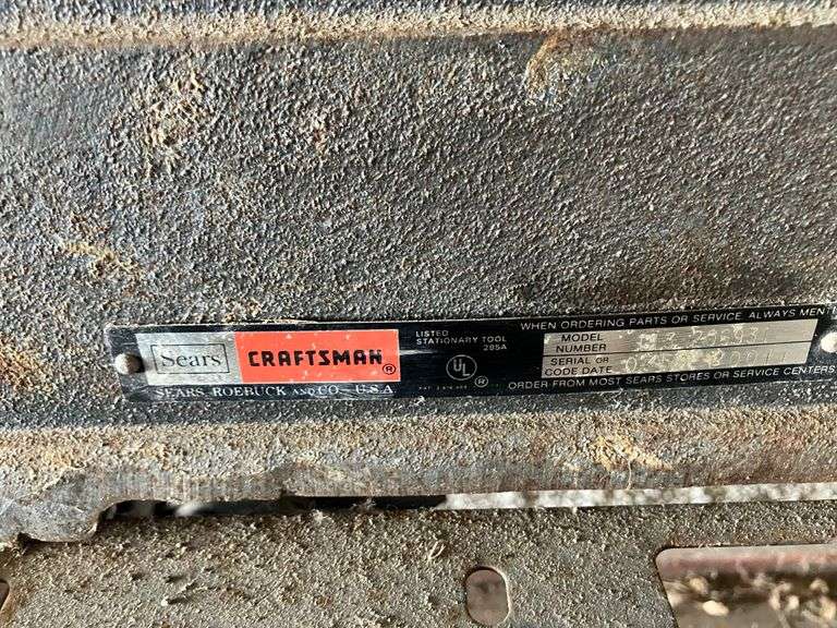 Craftsman Jointer/Planer