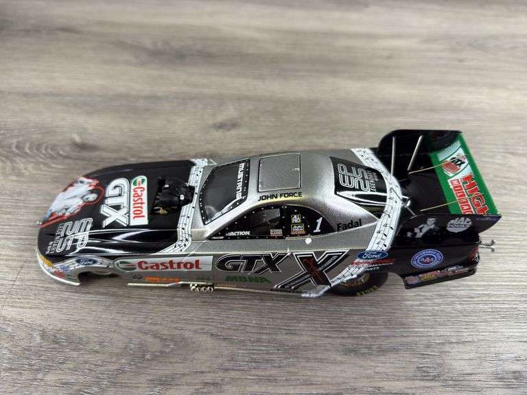John Force Castrol GTX/Elvis 25th Anniversary 2002 Mustang Funny Car, 1/24, Limited Edition, Action 10th Anniversary