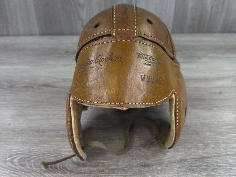 Junior Rockne Winchester W22JR Leather Football Helmet