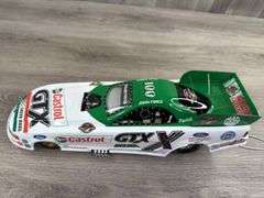 John Force Castrol GTX/100th Win 2002 Mustang Funny Car W/Fiberglass Body, 1/16, Limited Edition, 1 Of 4132, Action 10th Anniversary