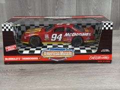 Bill Elliott #94 McDonald’s Thunderbird Stock Car, 1/18, Collector’s Edition, American Muscle, Ertl Collectibles