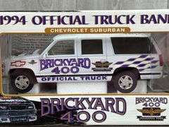 1994 Brickyard 400 Inaugural Race Chevrolet Suburban Truck Bank, 1/25, Certificate Of Authenticity, Brookfield Collectors Guild
