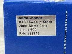 Jimmie Johnson #48 Lowe’s/Kobalt 2006 Monte Carlo Stock Car, 1/24, Limited Edition, Special Paint Scheme, 1 Of 1600, Motorsports Authentics