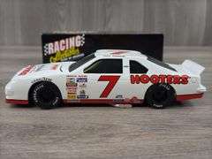 Alan Kulwicki #7 Hooters Ford Thunderbird Stock Car Bank, 1/24, 1995 Limited Edition, 1 Of 5004, Action Racing Collectables Club Of America