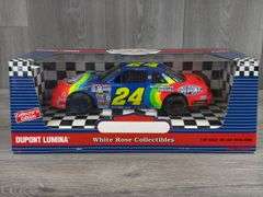 Jeff Gordon #24 DuPont Lumina Stock Car Bank, 1/18, Collector’s Edition, White Rose Collectibles, Ertl