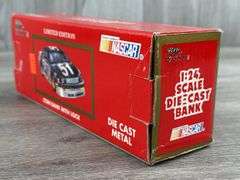 Davey Allison #28 Havoline In Memory Of Davey Ford Thunderbird Stock Car Bank, 1/24, Limited Edition, #1418/2800, Racing Champions