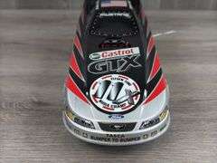 John Force Castrol GTX/11X Champion 2002 Mustang Funny Car W/Fiberglass Body, 1/16, Limited Edition, 1 Of 4248, Action