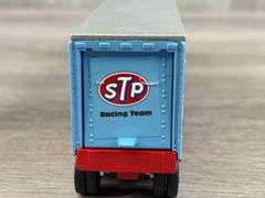 Esmark/Petty Enterprises #43 STP International Navistar Racing Team Transporter, 1/64, Limited Edition, Past & Present, White Rose Collectibles, Ertl, Original Shipping Box