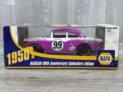 Curtis Turner #99 Schwam Motor Co. 1950’s Chevy Stock Car, 1/24, Limited Edition, 1 Of 6, NAPA, 50th NASCAR Anniversary, Action