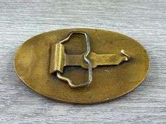 Kawasaki Belt Buckle, 3 1/2” W