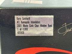 Kerry Earnhardt #2 Kannapolis Intimidators 2001 Monte Carlo Clear Window Bank, 1/24, Limited Edition, #509/1008, Action