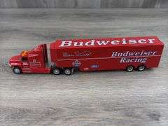 Bill Elliot #11 Budweiser Racing Team Transporter, 1/64, Limited Edition, #1907/3000, Certificate Of Authenticity, Action Racing Collectables