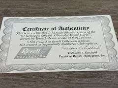 Terry Labonte #5 Kellogg’s Special 1997 Monte Carlo Stock Car, 1/18, Certificate Of Authenticity, 1 Of 6012, Revell Collection