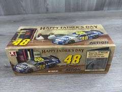 Jimmie Johnson #48 Lowe’s/Father’s Day 2004 Monte Carlo Stock Car Bank, 1/24, Limited Edition, 1 Of 348, Action Racing Collectables Platinum Series