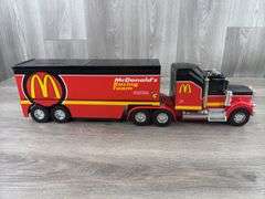 McDonald’s Racing Team Kenworth Tractor Trailer, 22 1/2” Long, Series I, 1 Of 288, Buddy L, Buttons Work