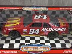 Bill Elliott #94 McDonald’s Thunderbird Stock Car, 1/18, Collector’s Edition, American Muscle, Ertl Collectibles
