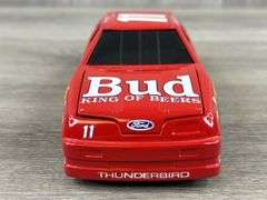 Bill Elliott #11 Budweiser Ford Thunderbird Stock Car Bank, 1/24, Action Racing Collectables