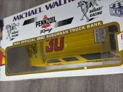 Michael Waltrip #39 Pennzoil 1994 Official GMC Suburban Truck Bank, 1/25, 1 Of 10,000, Collectors Edition, Brookfield Collectors Guild