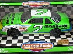 Harry Gant #7 Manheim Auctions Lumina Stock Car, 1/18, Certified #972/2502, Collector’s Edition, American Muscle, Ertl Collectibles