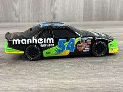 Robert Pressley #54 Manheim Auctions Lumina Stock Car Bank, 1/24, 1994 Limited Edition, Certified #412/500, 1994 My Winston Cup Debut Car, Daytona 500, Racing Champions
