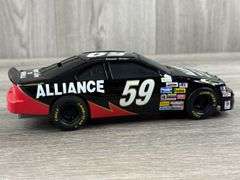 Dennis Setzer #59 Alliance Thunderbird Stock Car Bank, 1/24, 1995 Limited Edition, 1 Of 3000, Racing Champions
