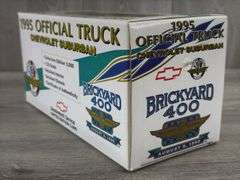 Dale Earnhardt #3 Goodwrench 1995 Official Brickyard 400 Chevrolet Suburban Truck Bank, 1/25, 1 Of 5000, Certificate Of Authenticity, Brookfield Collectors Guild
