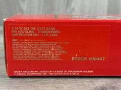 Davey Allison #28 Havoline In Memory Of Davey Ford Thunderbird Stock Car Bank, 1/24, Limited Edition, #1418/2800, Racing Champions